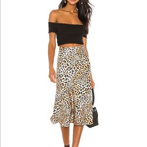 Majorelle Leopard skirt